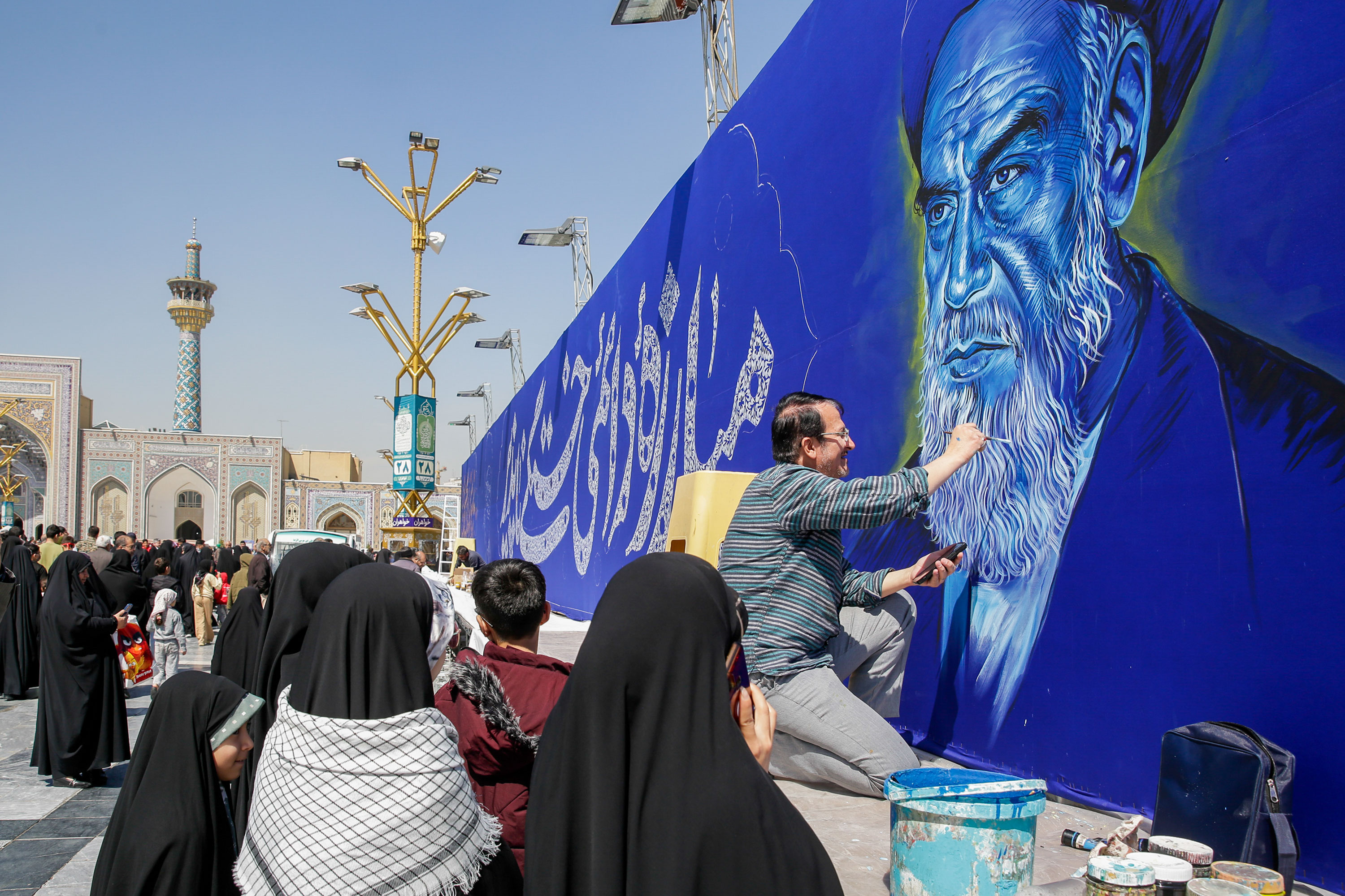 دیوارنگاره «مبارزه‌ دائمی خستگی‌ناپذیر»