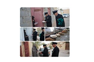 برکت رضوی در سفره معتکفین طبس