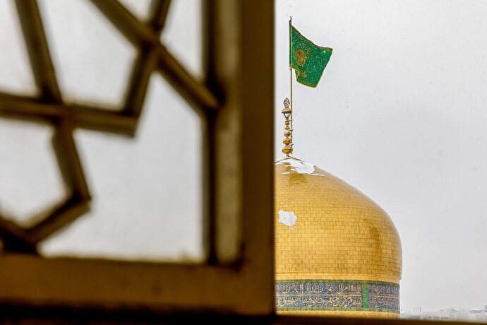 عکس با کیفیت : گنبد حرم امام رضا علیه السلام