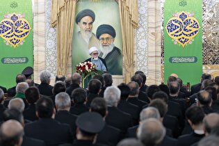 مراسم اهدای احکام خدام حرم مطهر رضوی