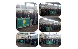 کاروان بسیجیان آستان قدس رضوی عازم سفر راهیان نور شد