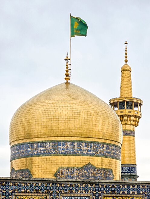 عکس با کیفیت : گنبد حرم امام رضا علیه السلام