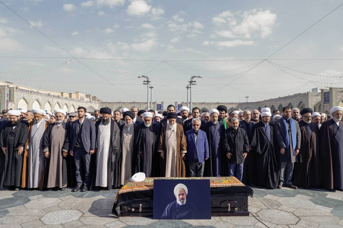مراسم تشییع و خاکسپاری مرحوم آیت‌الله عبدخدایی در حرم مطهر رضوی برگزار شد