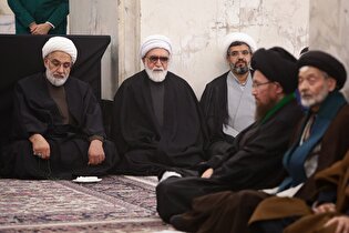 مراسم ارتحال آیت‌الله عبدخدایی در حرم مطهر رضوی