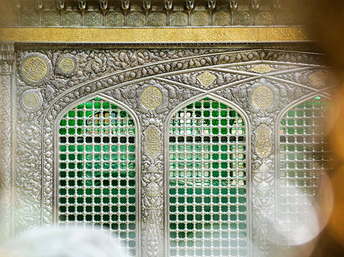 عکس با کیفیت : ضریح مطهر امام رضا علیه السلام