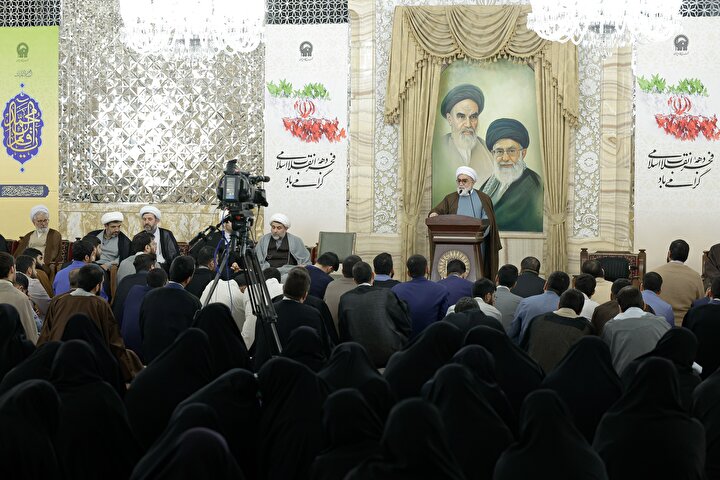 مراسم عمامه گذاری طلاب حوزه علمیه خراسان