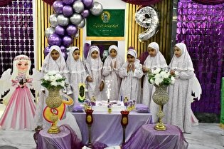 برگزاری آیین معنوی جشن تکلیف دختران در اصفهان