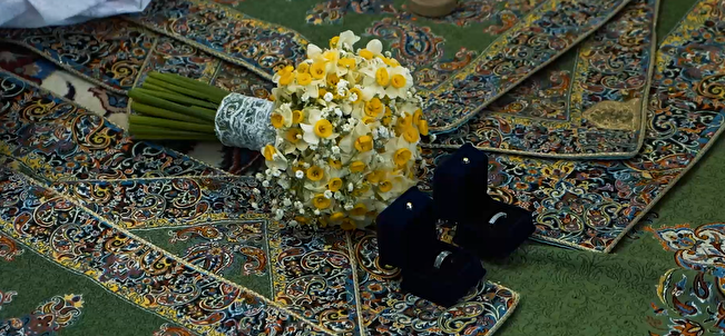 «بله»هایی با طعم انتظار در حرم امام رضا(ع)