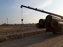 اجرای پروژه آماده‌سازی اراضی خیابان حُر توسط صمع رضوی