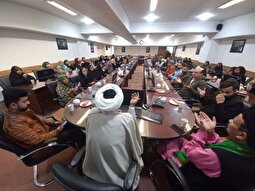 همایش «از آرمان‌های مهدوی تا محکومیت انفجار اسلام‌آباد» در حرم رضوی برگزار شد