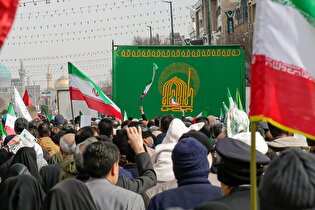 راهپیمایی پرشکوه ۲۲ بهمن در مشهد-۱