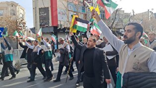 شکوه حضور رضوی در استان مرکزی همزمان با جشن انقلاب / عکس و فیلم