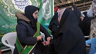 خدمت‌رسانی تیم خادمیاری پزشکی همدان به ۴۰۰ نمازگزار