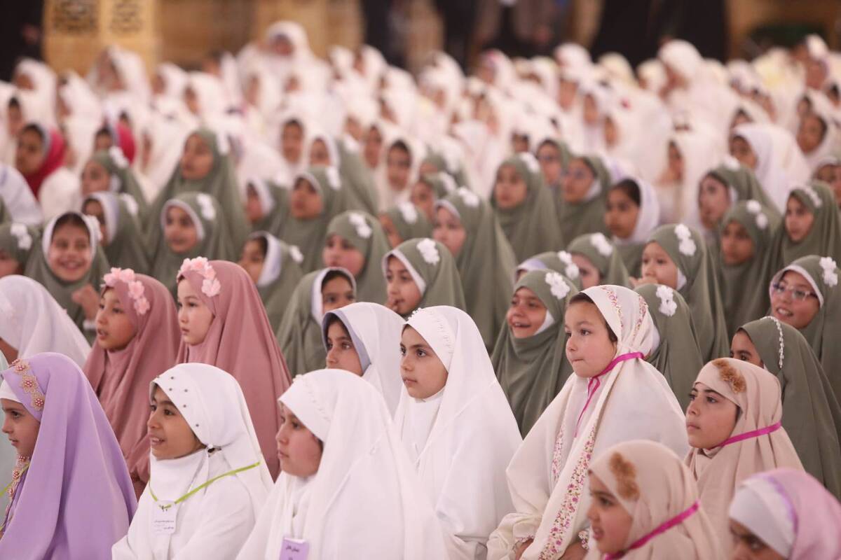 آغاز بندگی دختران روزه‌اولی در ماه میهمانی خدا