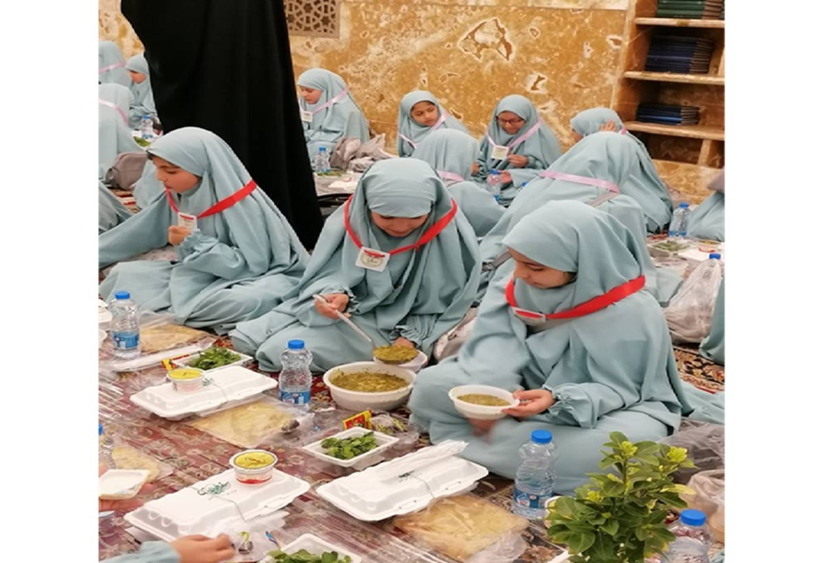 مهمانی فرشته‌ها در حرم امام رضا (ع)