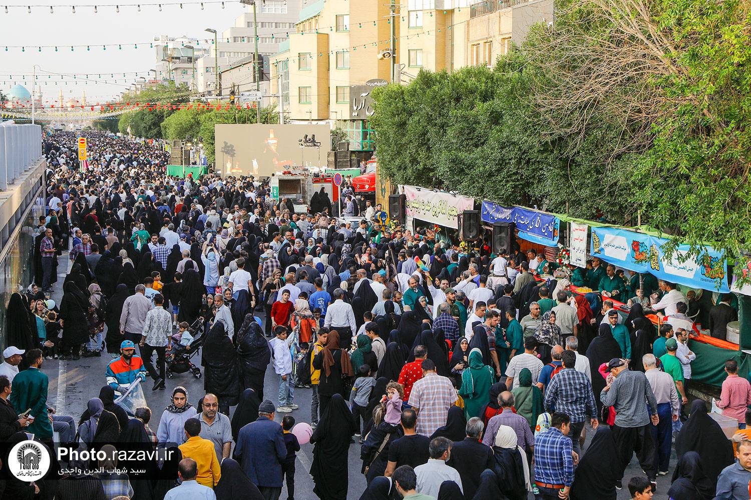 حضور پر رنگ خدمات اجتماعی در جشن بزرگ خانوادگی امام رضایی‌ها
