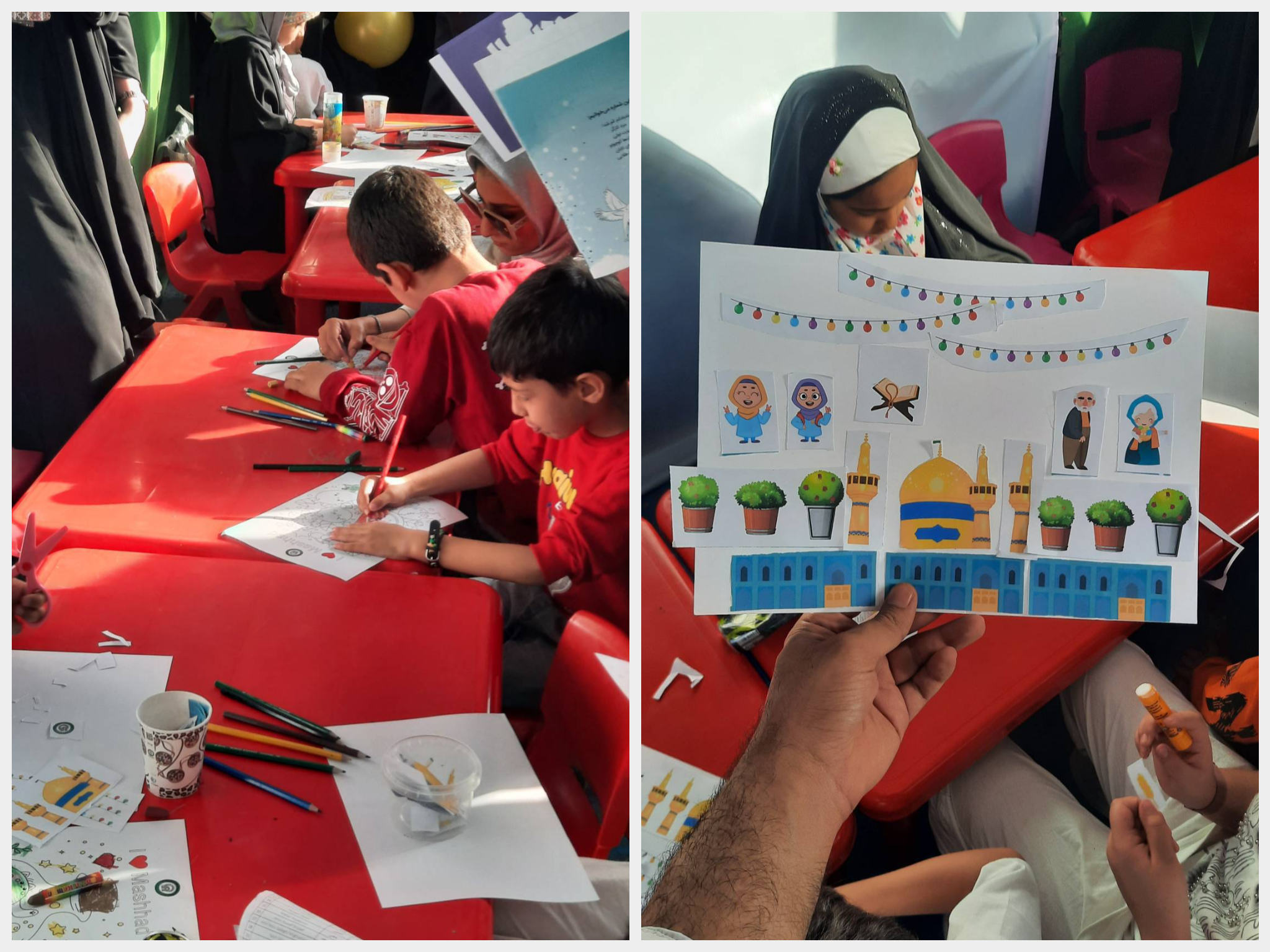 پذیرایی دانش آموزان در غرفه‌های بنیاد فرهنگی رضوی از مهمانان امام هشتم(ع) 