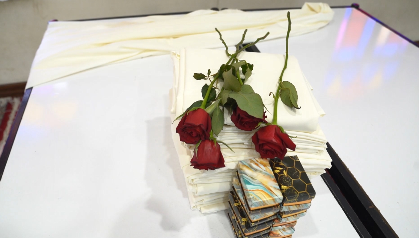 چادری برای نو عروسان؛ نخ به نخ با مهر امام رضا (ع)