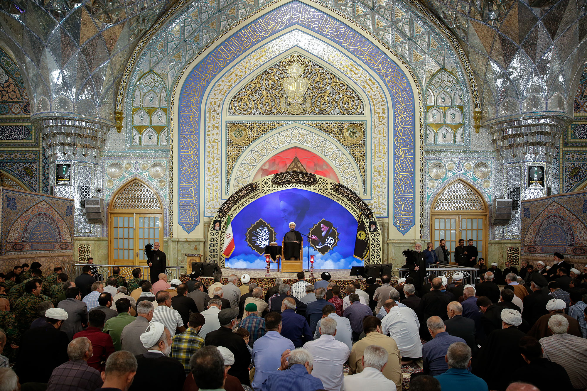 مراسم سالگرد ارتحال امام خمینی (ره) در حرم مطهر رضوی