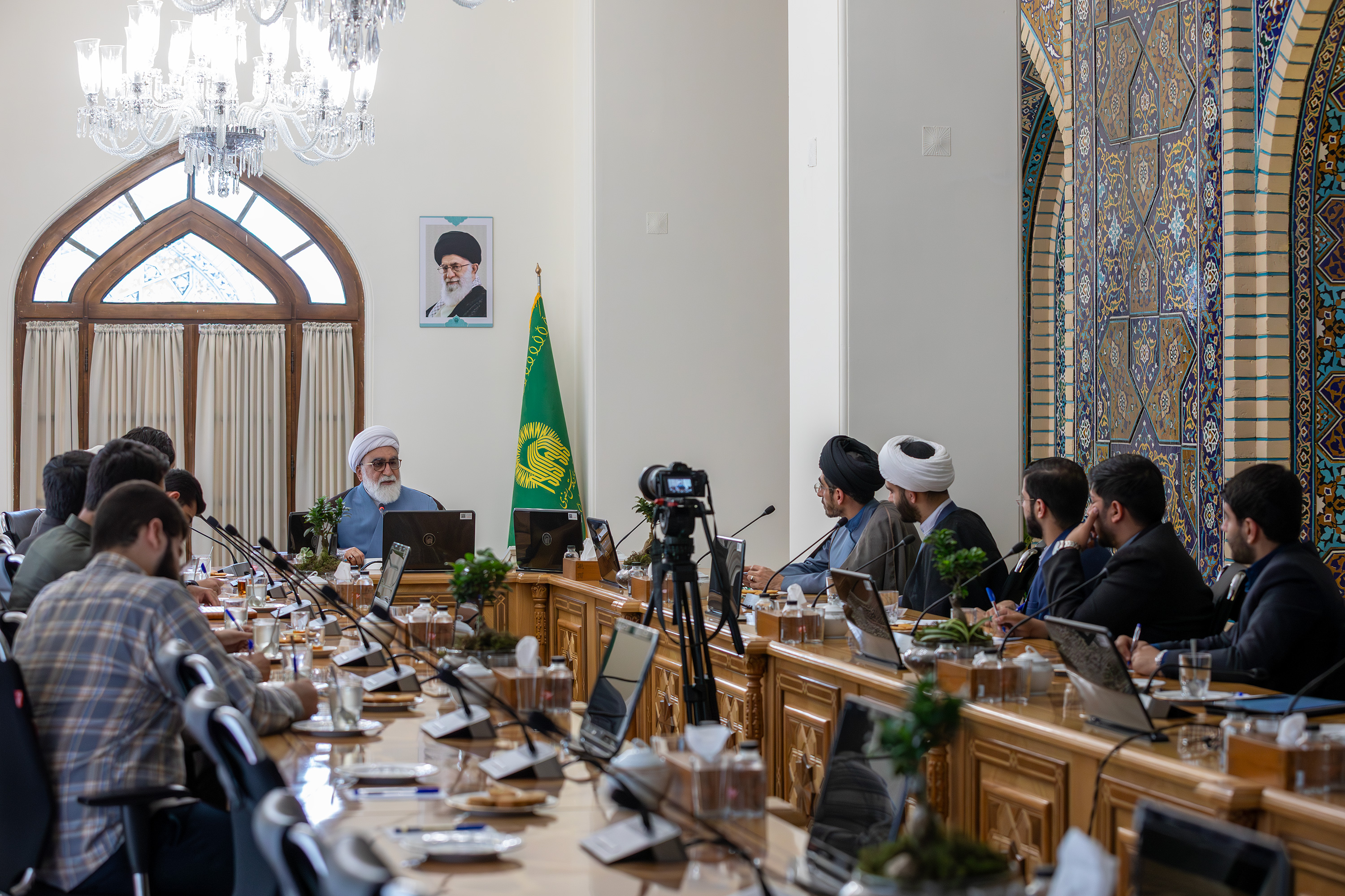 دیدار اعضای بسیج دانشجویی دانشگاه رضوی با تولیت آستان قدس رضوی