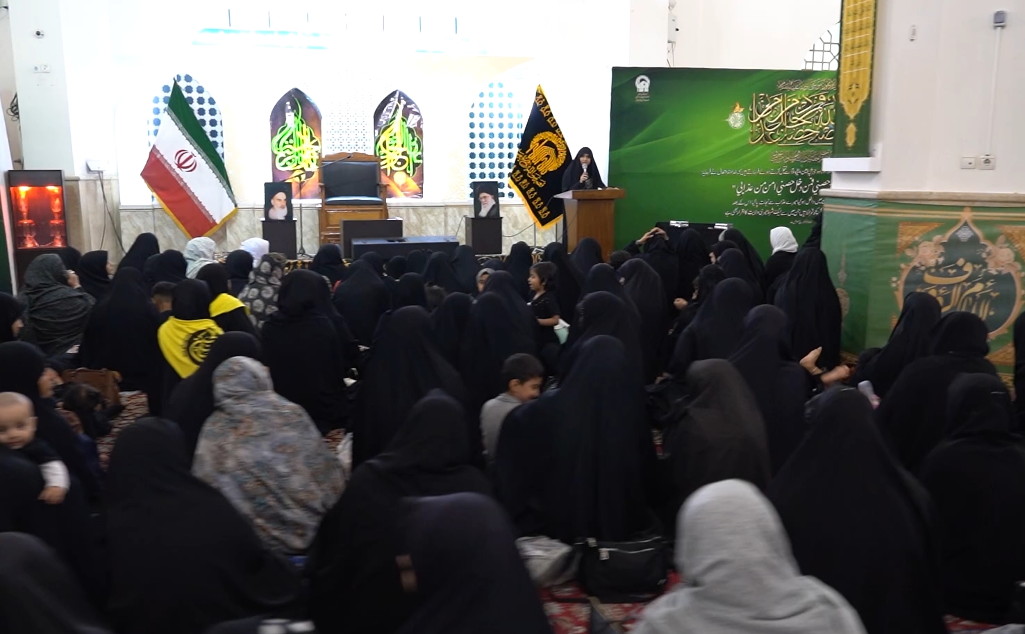 برگزاری مراسم سوگواری جوان&zwnj;ترین امام شهید در رواق غدیر حرم مطهر