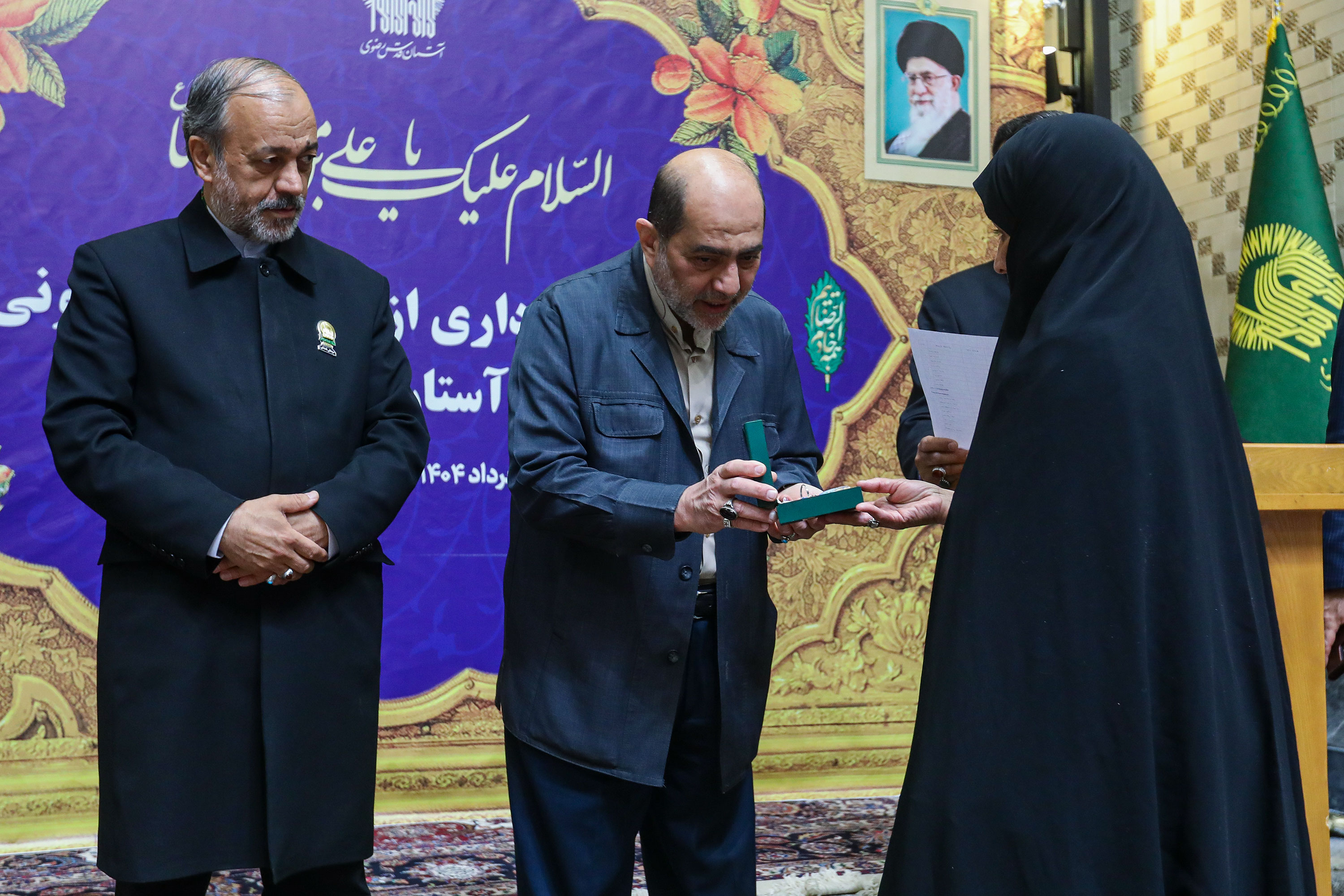 آیین بهره‌برداری از ۲۰ واحد مسکونی اهدایی آستان قدس رضوی
