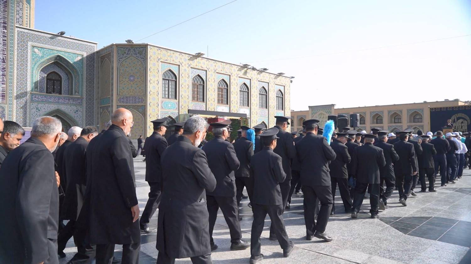 عزاداری هیئت عالم آل محمد (ص) خادمان در حرم رضوی