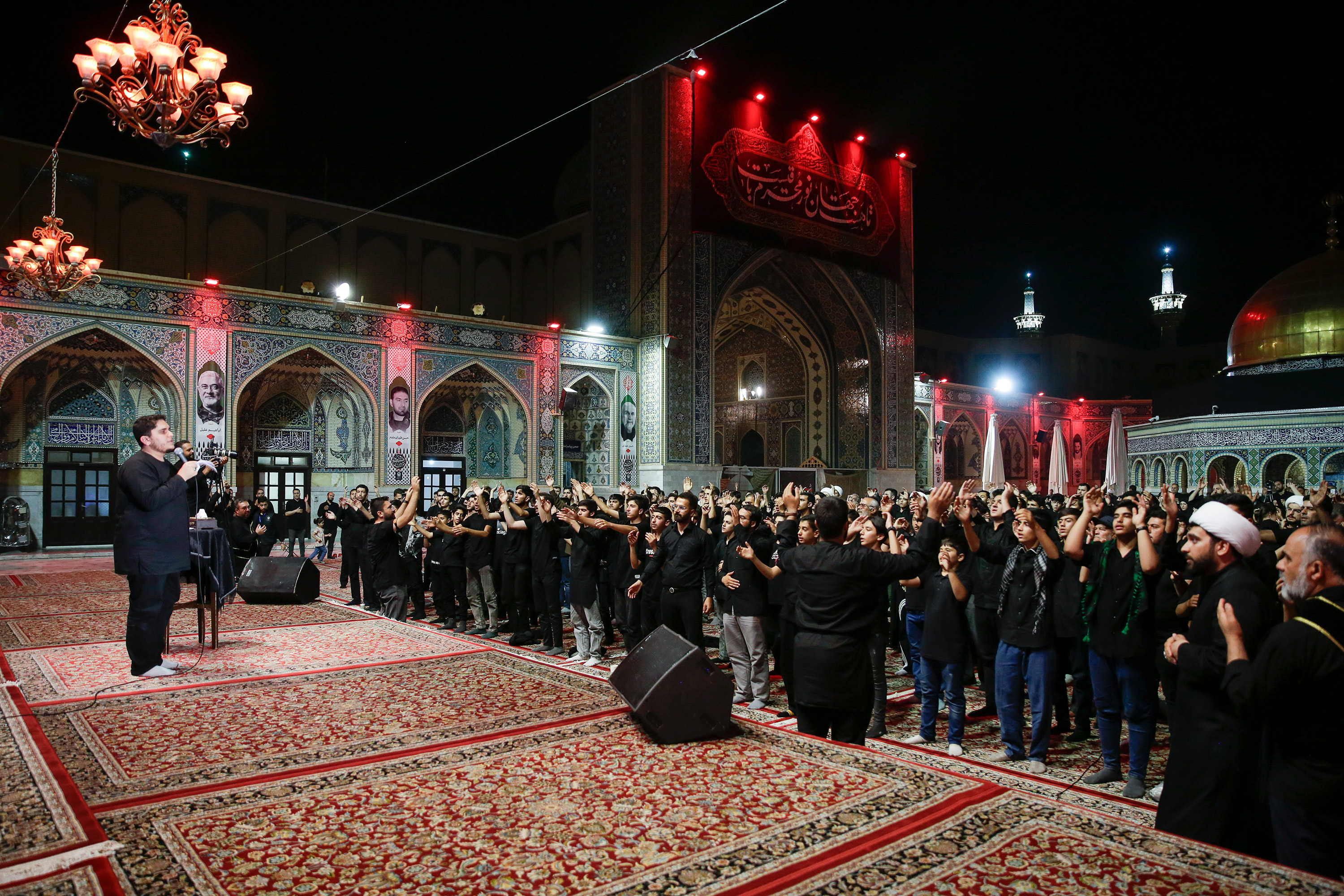 عزاداری هیئات مذهبی استان سمنان در حسینیه حرم