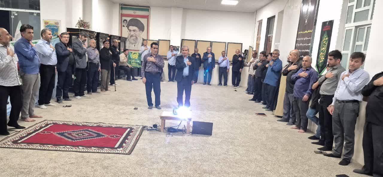 برگزاری مراسم عزاداری ویژه محرم در مجتمع فرهنگی امام رضا (ع) شهر سوق