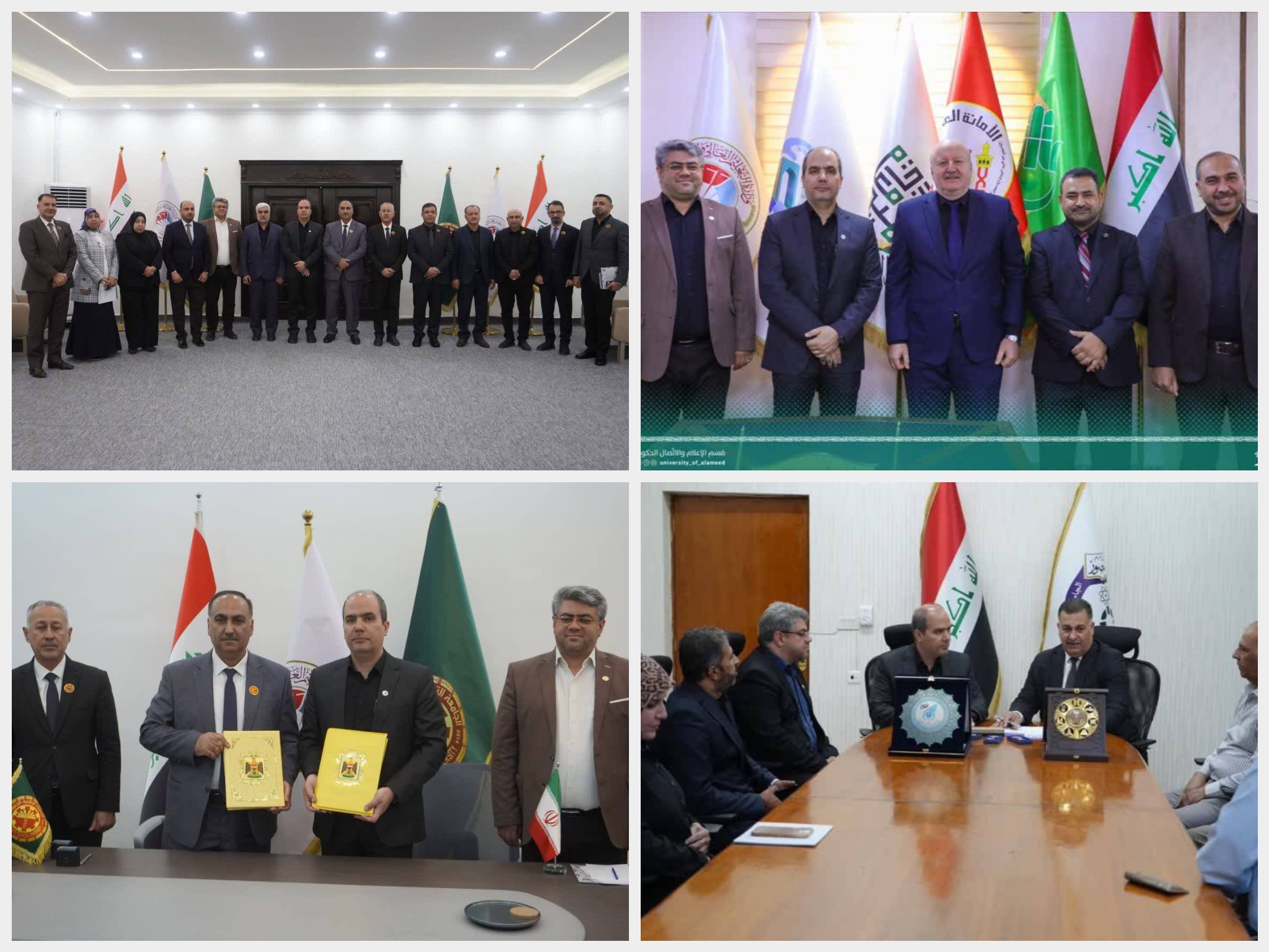 گام‌های بلند دانشگاه بین المللی امام رضا (ع) در مسیر گسترش روابط علمی و فرهنگی با کشور عراق 
