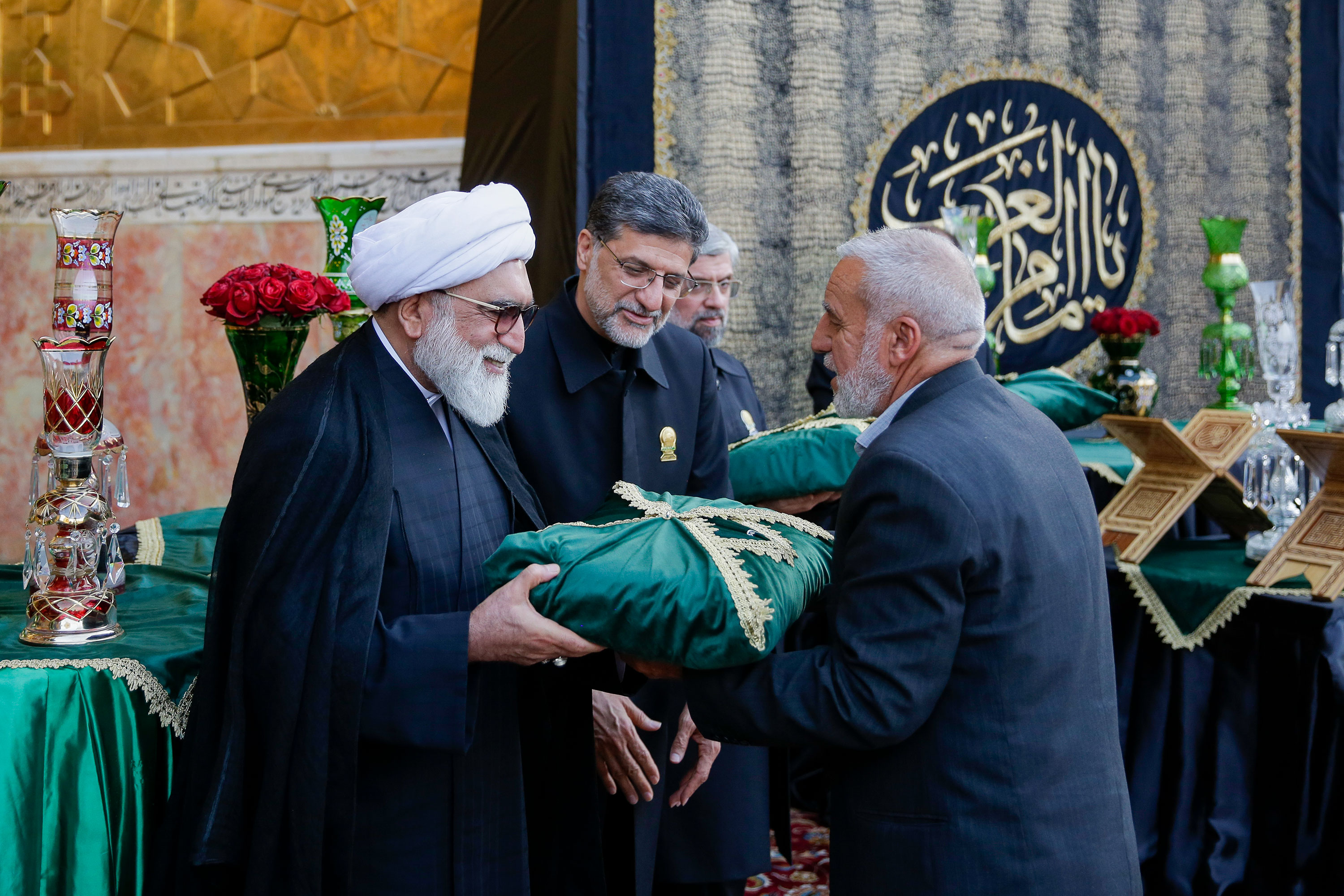آیین اذن عزای ماه محرم در حرم مطهر رضوی-1