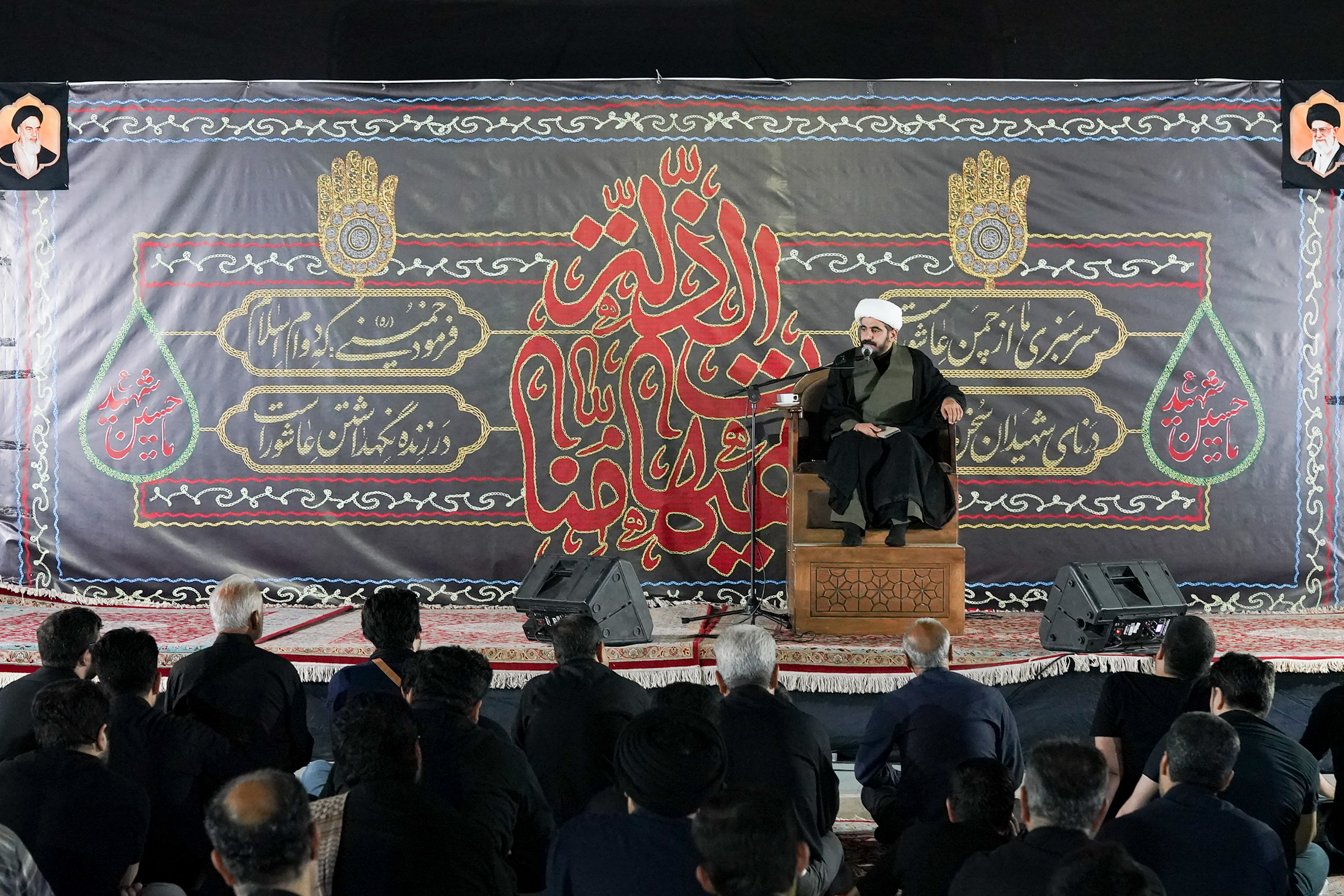 مجلس عزای سیدالشهدا در موسسه جوانان آستان قدس رضوی