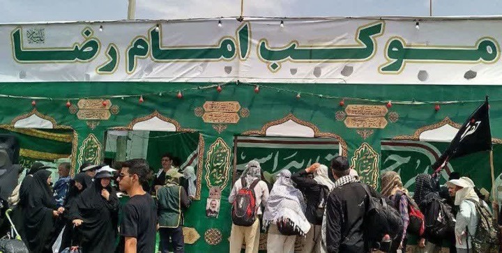 موکب‌های امام رضا (ع) کرمانشاه میزبان روزانه ۳ هزار زائر اربعین