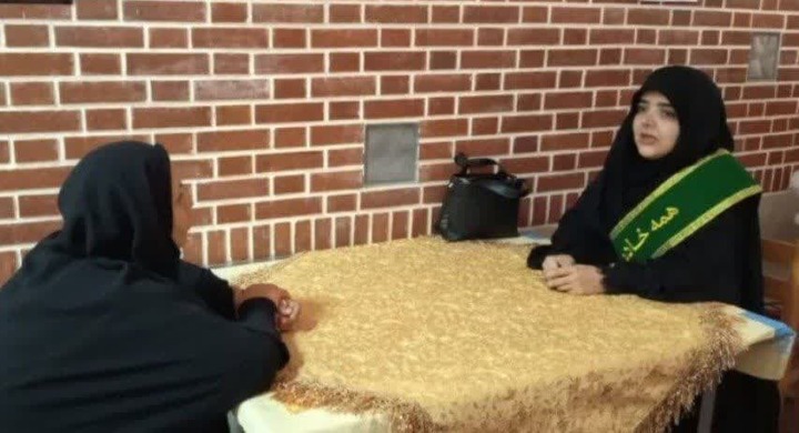 ارائه خدمات روان‌شناسی به زائران در موکب امام رضا (ع) کرمانشاه