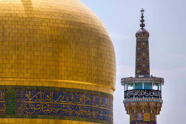 عکس با کیفیت : گنبد حرم مطهر رضوی