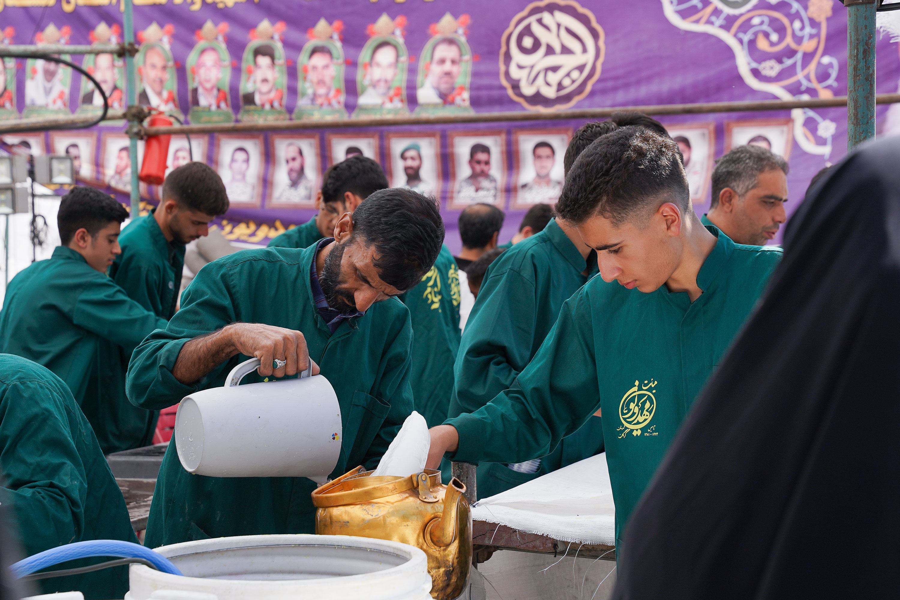 مواکب خدمت‌رسان دهه آخر صفر در مشهد-1