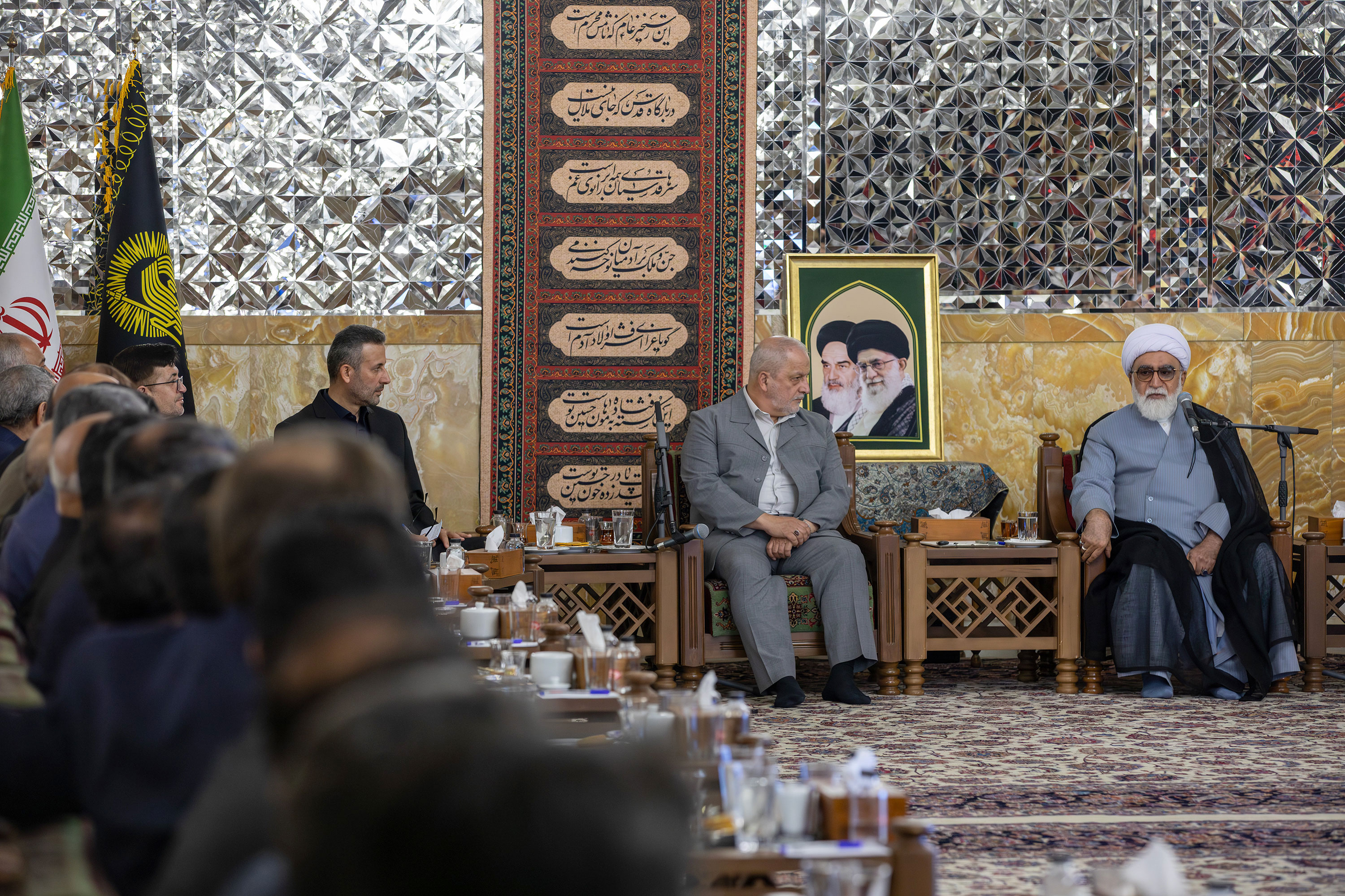 دیدار اساتید دانشگاه دفاع ملی با تولیت آستان قدس رضوی