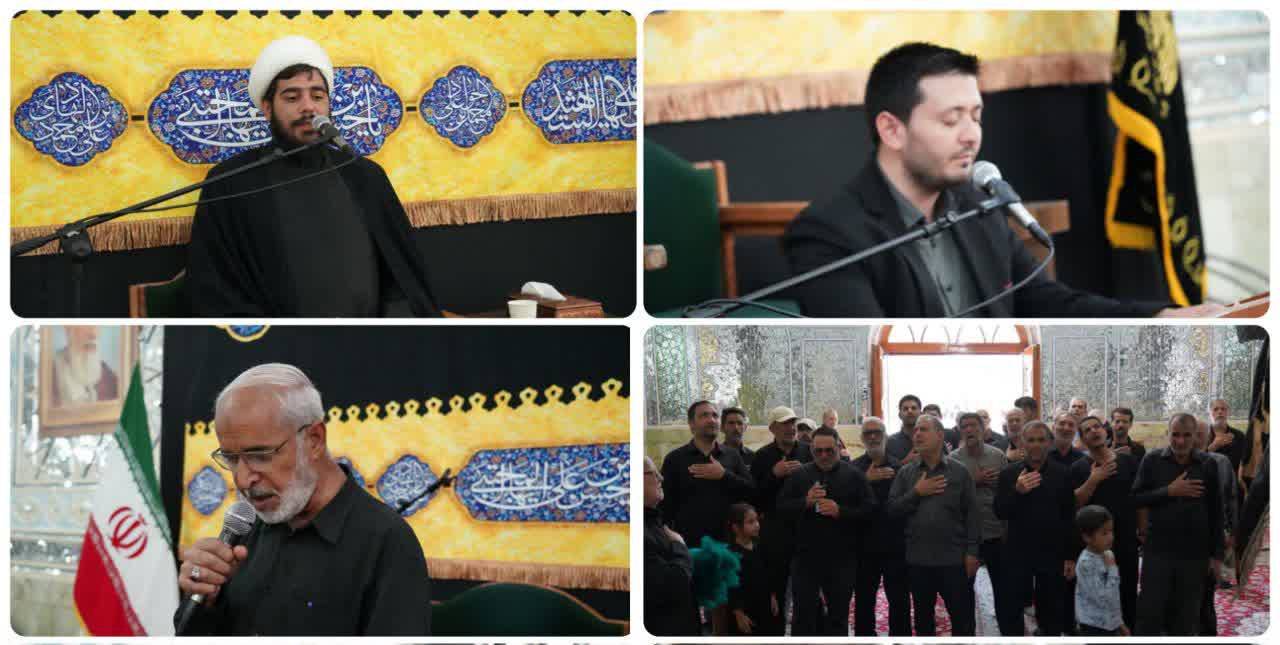 سوگواری مردم روستاهای شیرآباد و دولت آباد طبس در میقات الرضا(ع) 