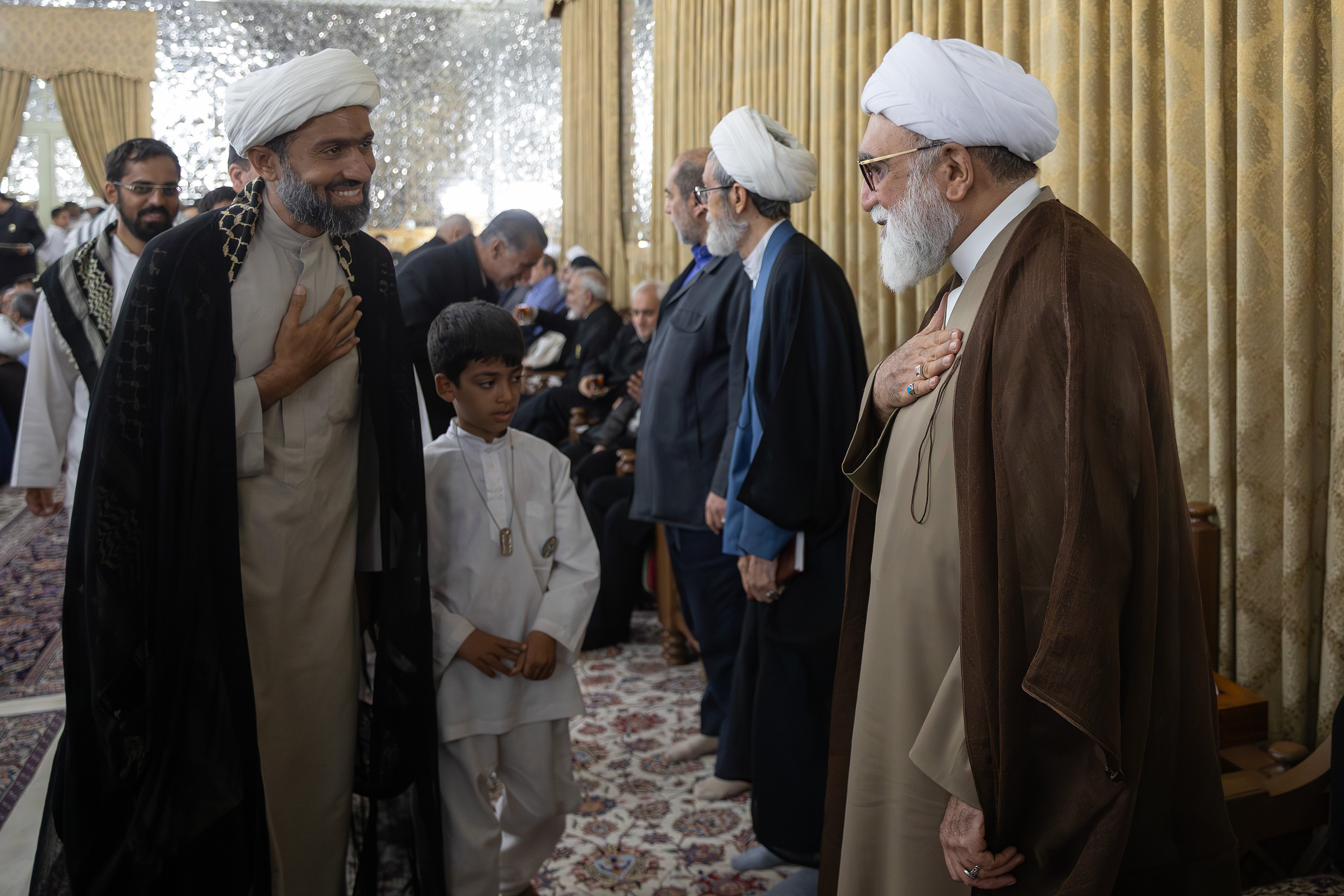 مراسم جشن میلاد پیامبر اکرم در حرم مطهر رضوی
