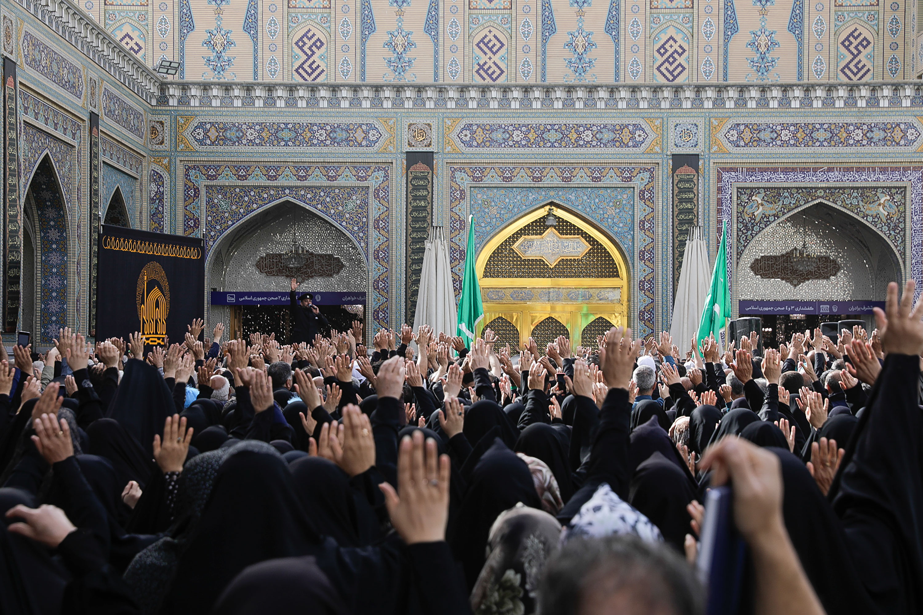 عزاداری هیئت عالم آل محمد علیه‌السلام در حرم مطهر رضوی