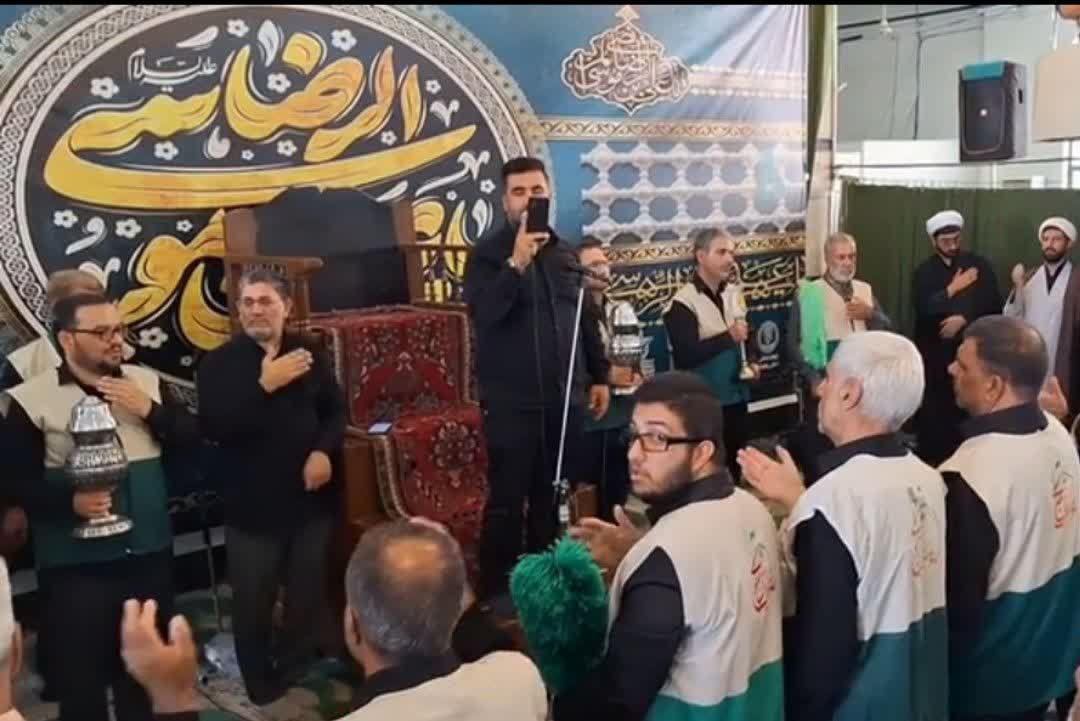 عزاداری پرشور سفیران امام مهربانی در کرمانشاه + فیلم
