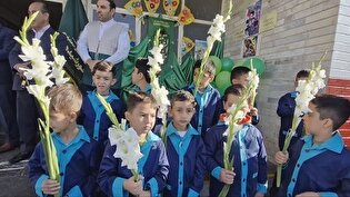 نسیم مهر رضوی در چهارشنبه‌ای دیگر مدارس تبریز را معطر کرد
