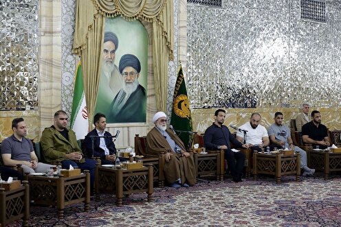 دیدار کشتی‌گیران تیم ملی ایران با تولیت آستان قدس رضوی