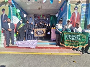 رنگ و بوی رضوی در دبیرستان ۱۵ خرداد شهرستان بیرجند