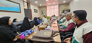 تجلیل خادم‌یاران بوشهر از فرماندهان پلیس راهور