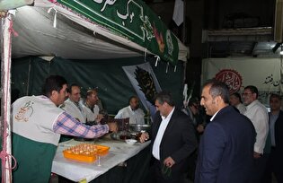 بازدید استاندار سمنان از موکب حضرت علی بن موسی‌الرضا (ع) در کنگره سه هزار شهید