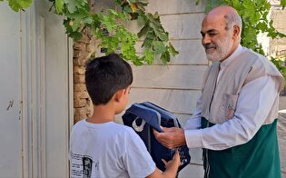 تبسمِ رضوی بر لبان کودک اراکی در آستانه رویشِ دانش