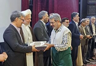 تجلیل از خیرین و خادم‌یاران موکب جاماندگان کربلا در ساوه