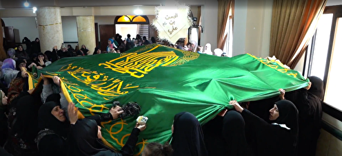 حضور خدام حرم مطهر رضوی در جمع مادران و همسران شهدا حزب الله - لبنان