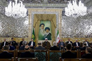 دیدار وزرا، سفرا و استانداران اجلاسیه دیپلماسی استانی با تولیت آستان قدس رضوی